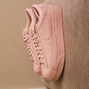 Pink Nike Blazers